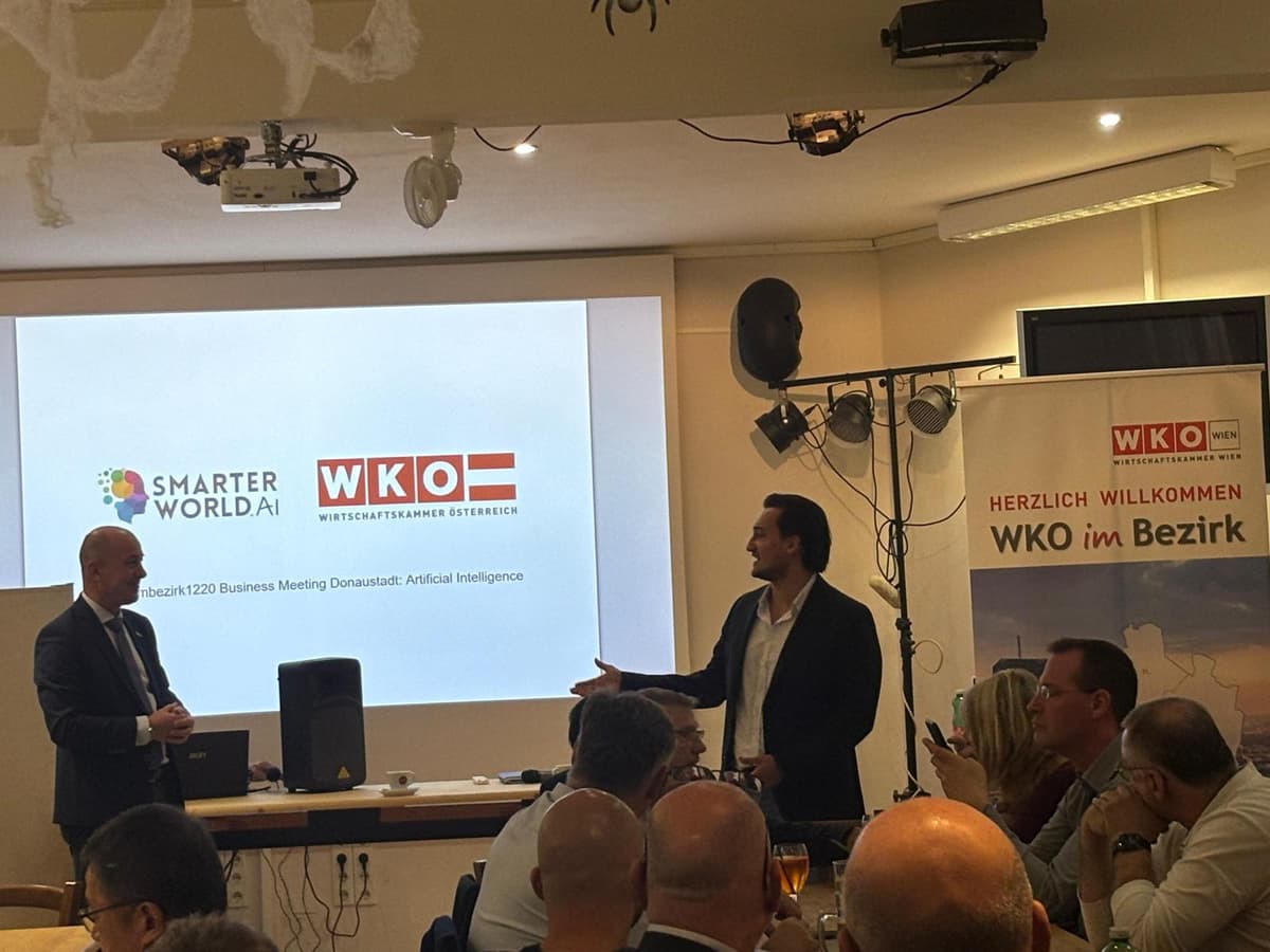 Hakki Bayraktar beim WKO Event — KI Vortrag